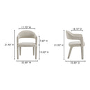 Hospitality furniture - Upholstered Open-Back Dining Chair - www.oroatrade.com