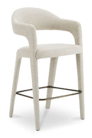 Open Barrel-Back Bar Stool | Novi Living Martens | Oroa.com