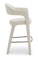 Open Barrel-Back Bar Stool | Novi Living Martens | Oroa.com