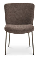 Hospitality furniture - Blackened Bronze Frame Dining Chairs (2) - www.oroatrade.com