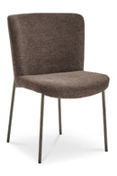 Hospitality furniture - Blackened Bronze Frame Dining Chairs (2) - www.oroatrade.com