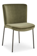 Hospitality furniture - Blackened Bronze Frame Dining Chairs (2) - www.oroatrade.com