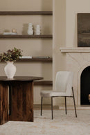 Hospitality furniture - Blackened Bronze Frame Dining Chairs (2) - www.oroatrade.com