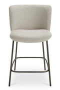 Hospitality furniture - Barrel Back Fabric Counter Stool - www.oroatrade.com