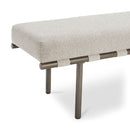 Beige Upholstered Dining Bench | Novi Living Carson