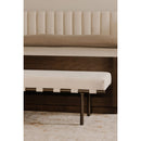 Beige Upholstered Dining Bench | Novi Living Carson