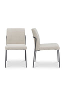 Minimalist Padded Dining Chairs (2) | Novi Living Danny