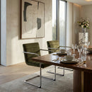 Hospitality furniture - Channeled Cantilever Dining Chairs (2) - www.oroatrade.com