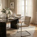 Hospitality furniture - Channeled Cantilever Dining Chairs (2) - www.oroatrade.com