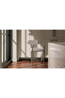 Brown Fabric Counter Stool | Novi Living Cassidy | Oroatrade.com