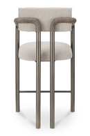 Brown Fabric Counter Stool | Novi Living Cassidy | Oroatrade.com