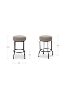 Padded Seat Swivel Counter Stool | Novi Living Kelsey | Oroa.com