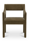 Upholstered Sloped-Arm Dining Chair | Novi Living Elise | Oroa.com