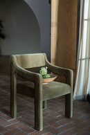 Upholstered Sloped-Arm Dining Chair | Novi Living Elise | Oroa.com