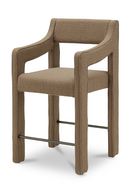 Upholstered Sloped-Arm Counter Stool | Novi Living Elise | Oroatrade.com