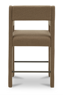 Upholstered Sloped-Arm Counter Stool | Novi Living Elise | Oroatrade.com