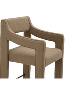 Upholstered Sloped-Arm Counter Stool | Novi Living Elise | Oroatrade.com