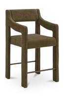 Upholstered Sloped-Arm Counter Stool | Novi Living Elise | Oroatrade.com