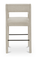 Upholstered Sloped-Arm Counter Stool | Novi Living Elise | Oroatrade.com