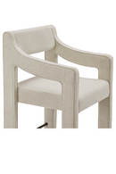 Upholstered Sloped-Arm Counter Stool | Novi Living Elise | Oroa.com