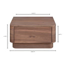 Modern European furniture - 1-Drawer Wooden Nightstand S - www.oroa.com