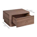 Modern European furniture - 1-Drawer Wooden Nightstand S - www.oroa.com