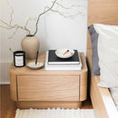 Modern European furniture - 1-Drawer Wooden Nightstand S - www.oroa.com