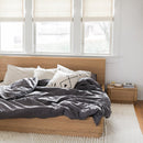 Modern European furniture - 1-Drawer Wooden Nightstand S - www.oroa.com