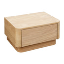 Modern European furniture - 1-Drawer Wooden Nightstand S - www.oroa.com
