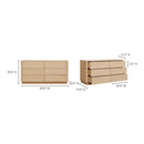 Contract furniture - 6-Drawer Wooden Dresser - www.oroatrade.com