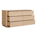 Contract furniture - 6-Drawer Wooden Dresser - www.oroatrade.com