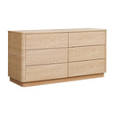 Contract furniture - 6-Drawer Wooden Dresser - www.oroatrade.com