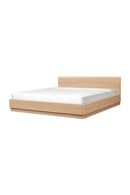 Hospitality furniture - Light Oak Scandinavian Bed - www.oroatrade.com