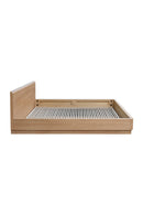 Hospitality furniture - Light Oak Scandinavian Bed - www.oroatrade.com