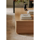2-Drawer Wooden Coffee Table | Novi Living Round Off | Oroa.com