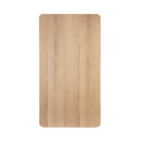 2-Drawer Wooden Coffee Table | Novi Living Round Off | Oroa.com