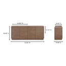 Contract furniture - 4-Door Wooden Sideboard - www.oroatrade.com
