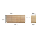 Contract furniture - 4-Door Wooden Sideboard - www.oroatrade.com