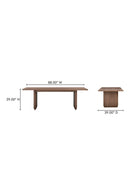Hospitality furniture - Rectangular Oak Dining Table - www.oroatrade.com