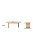 Hospitality furniture - Rectangular Oak Dining Table - www.oroatrade.com