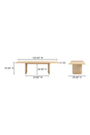 Hospitality furniture - Rectangular Oak Dining Table - www.oroatrade.com