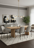 Hospitality furniture - Rectangular Oak Dining Table - www.oroatrade.com
