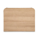 2-Drawer Wooden Tall Nightstand | Novi Living Round Off | Oroa.com