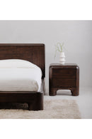 Contract furniture - Brown Acacia 2-Drawer Nightstand - www.oroatrade.com