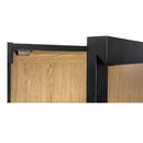 Black Solid Ash Tall Cabinet | Novi Living Charlotte