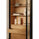 Black Solid Ash Tall Cabinet | Novi Living Charlotte