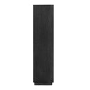 Black Solid Ash Tall Cabinet | Novi Living Charlotte
