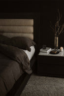Contract furniture - Acacia Veneer 2-Drawer Nightstand - www.oroatrade.com