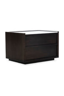 Contract furniture - Acacia Veneer 2-Drawer Nightstand - www.oroatrade.com
