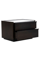 Contract furniture - Acacia Veneer 2-Drawer Nightstand - www.oroatrade.com